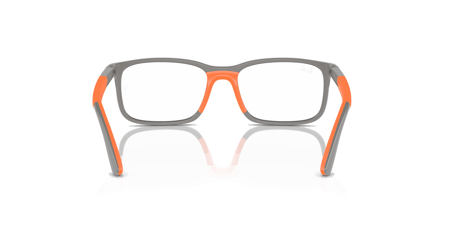 [Clear Lenses, Polished Grey On Orange Frame]