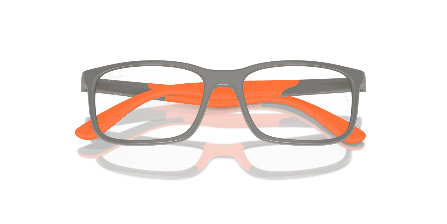 [Clear Lenses, Polished Grey On Orange Frame]