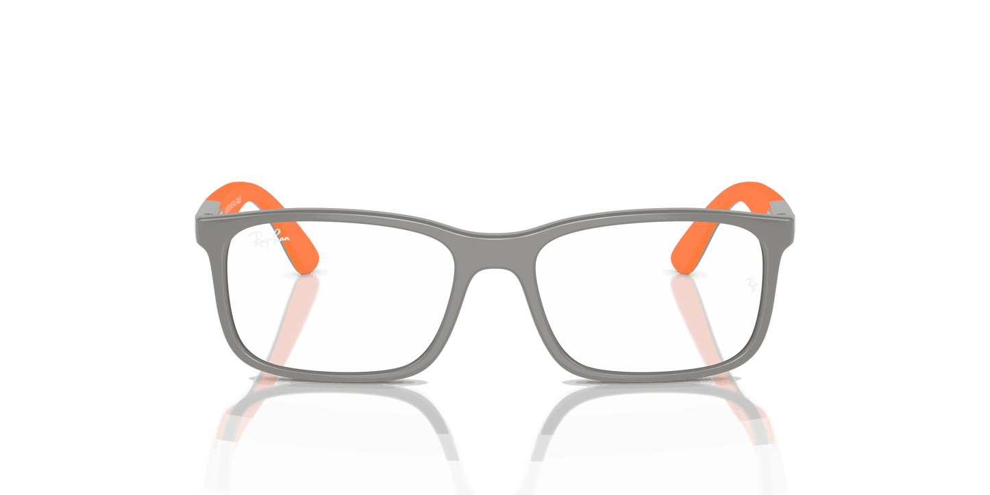 [Clear Lenses, Polished Grey On Orange Frame]