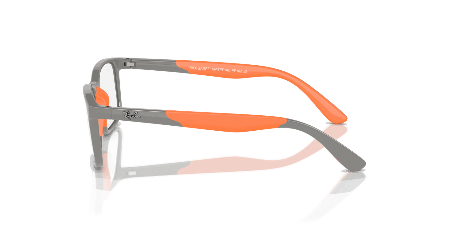 [Clear Lenses, Polished Grey On Orange Frame]