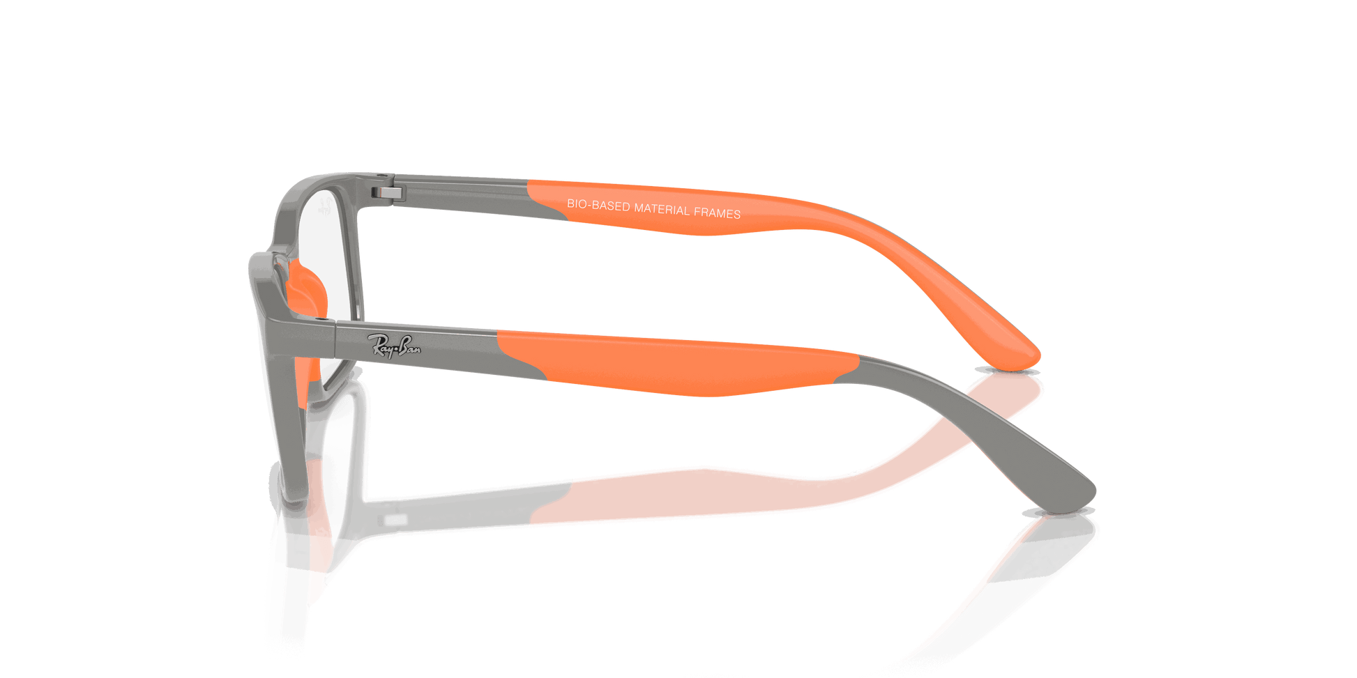 [Clear Lenses, Polished Grey On Orange Frame]
