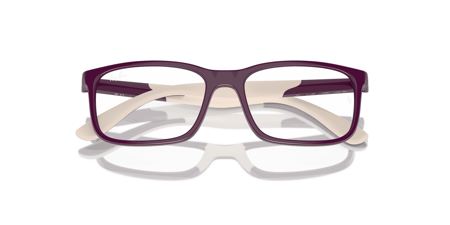 [Clear Lenses, Polished Purple On Light Brown Frame]
