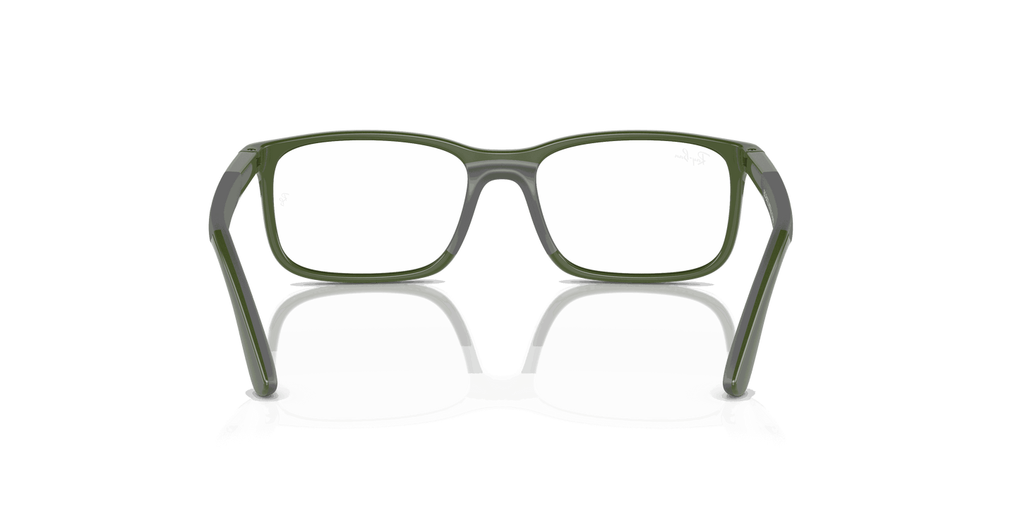 [Clear Lenses, Polished Green On Grey Frame]