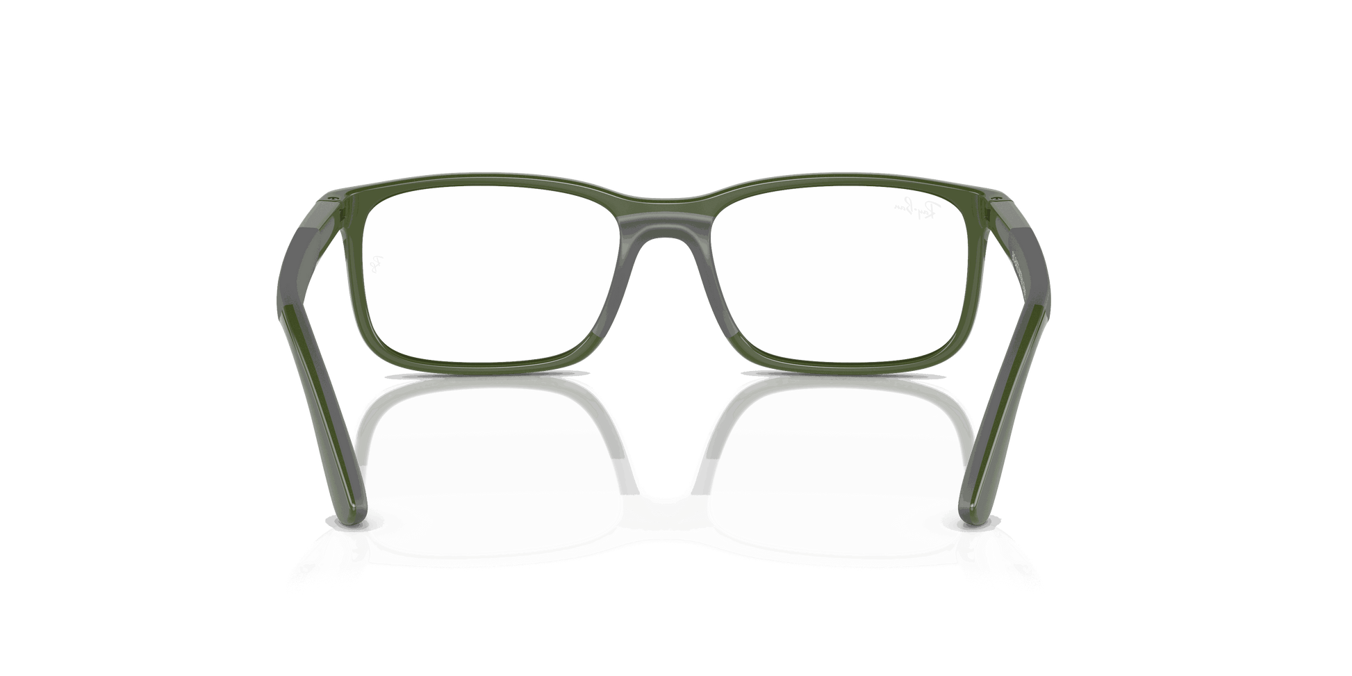 [Clear Lenses, Polished Green On Grey Frame]