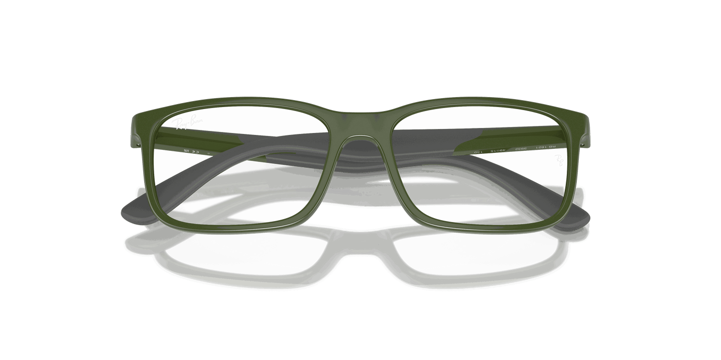 [Clear Lenses, Polished Green On Grey Frame]