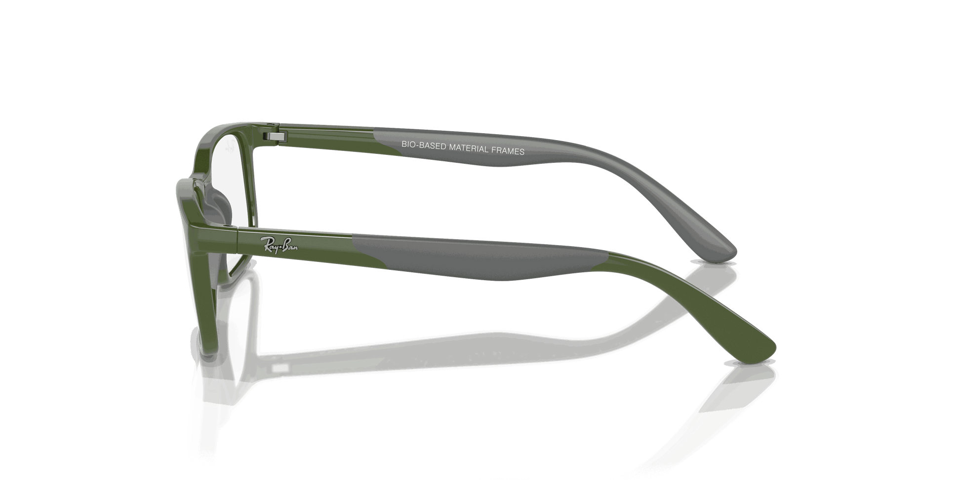 [Clear Lenses, Polished Green On Grey Frame]