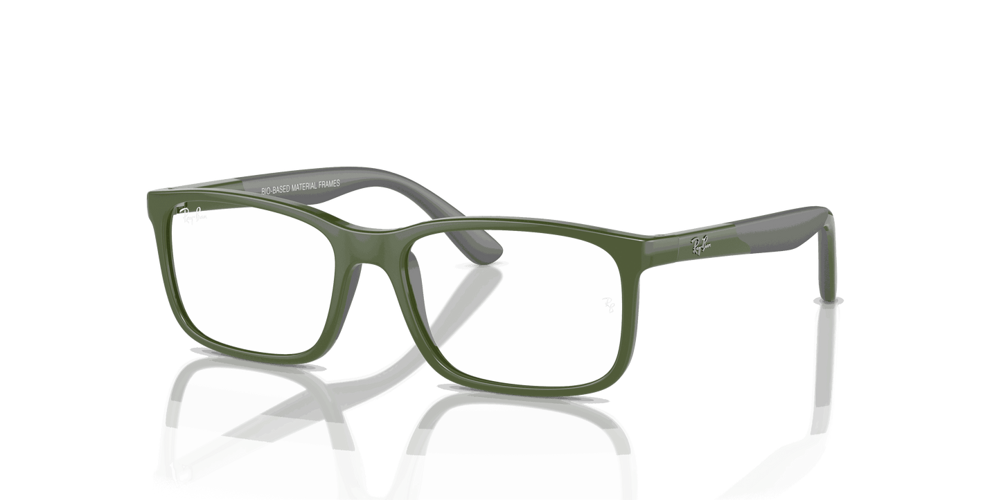 [Clear Lenses, Polished Green On Grey Frame]