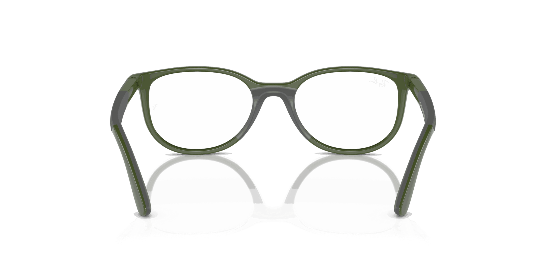 [Clear Lenses, Polished Green On Grey Frame]