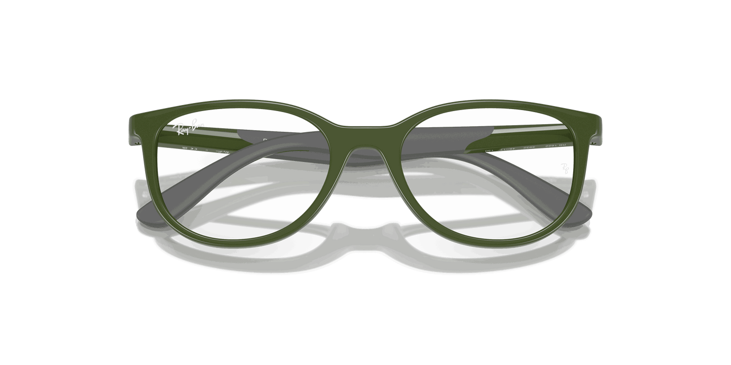 [Clear Lenses, Polished Green On Grey Frame]
