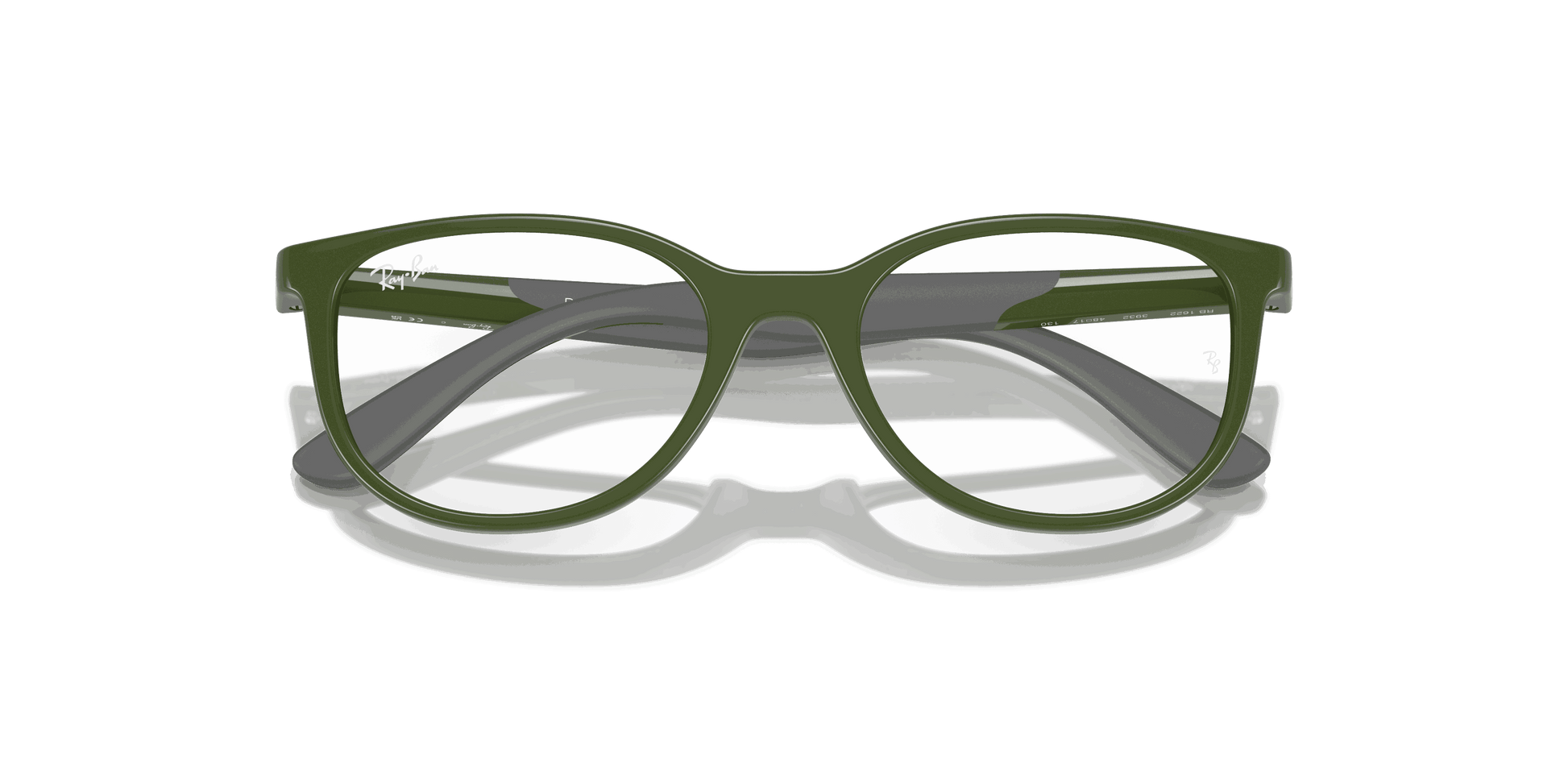 [Clear Lenses, Polished Green On Grey Frame]