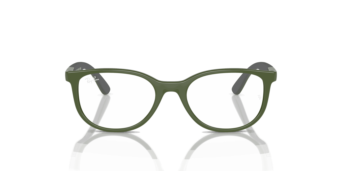 [Clear Lenses, Polished Green On Grey Frame]