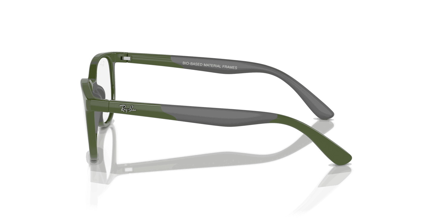 [Clear Lenses, Polished Green On Grey Frame]