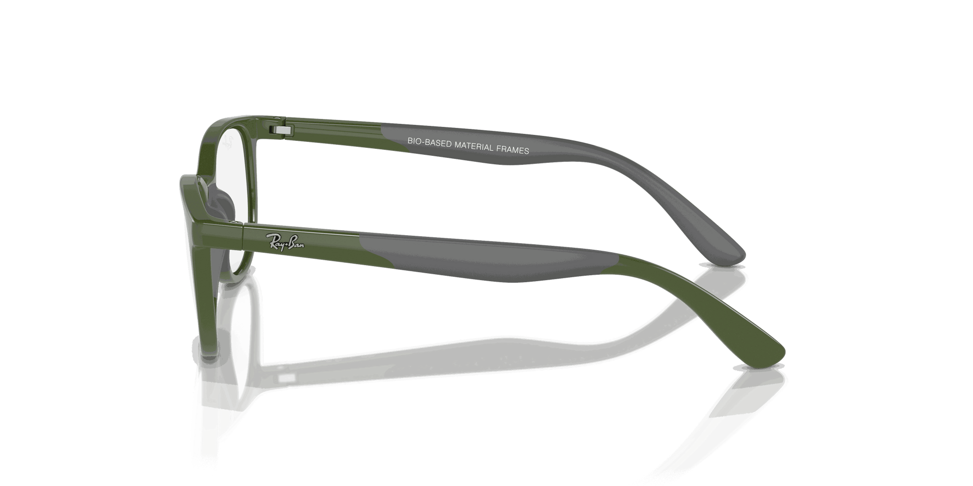 [Clear Lenses, Polished Green On Grey Frame]