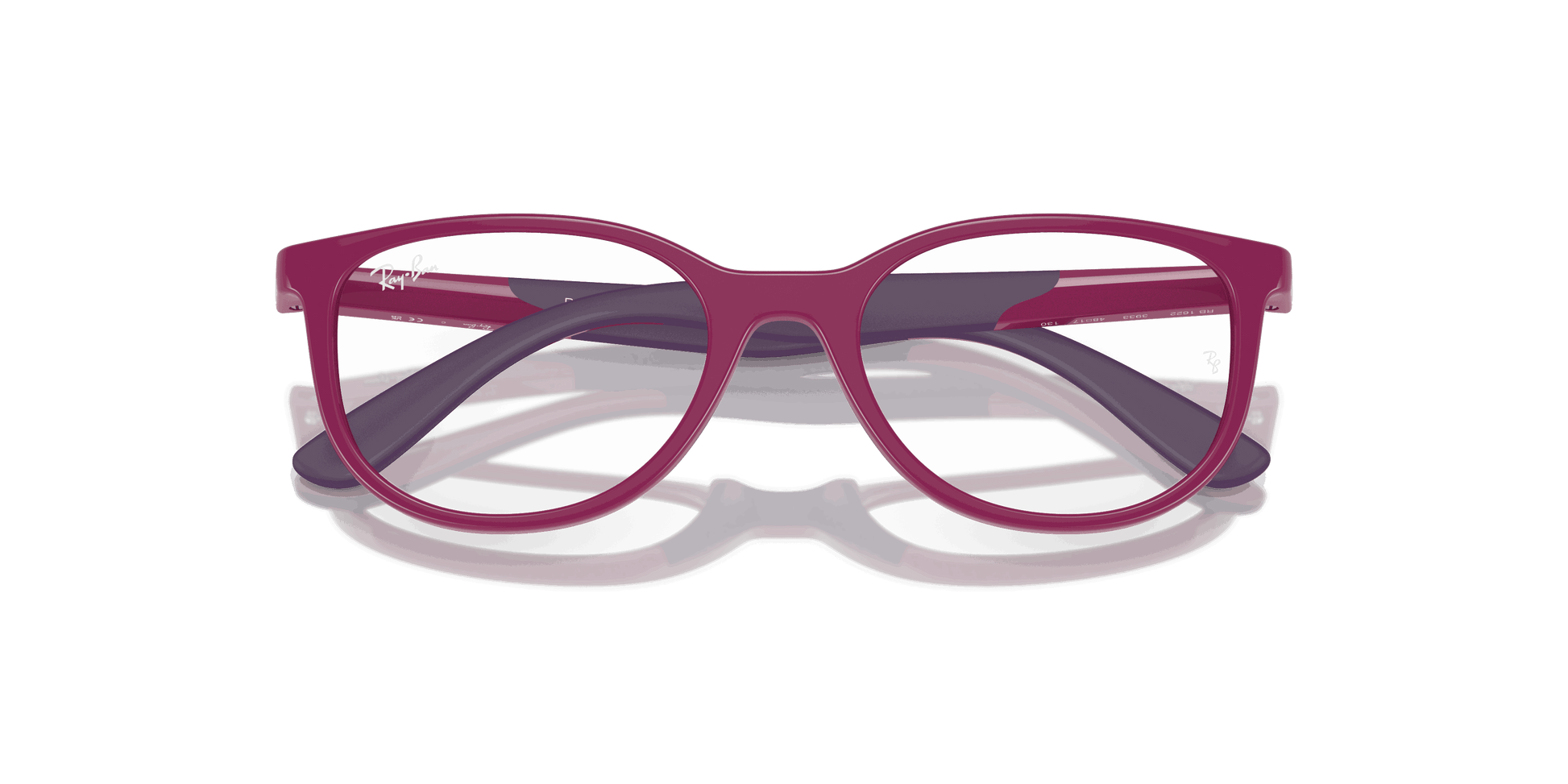 [Clear Lenses, Polished Fuchsia Frame]