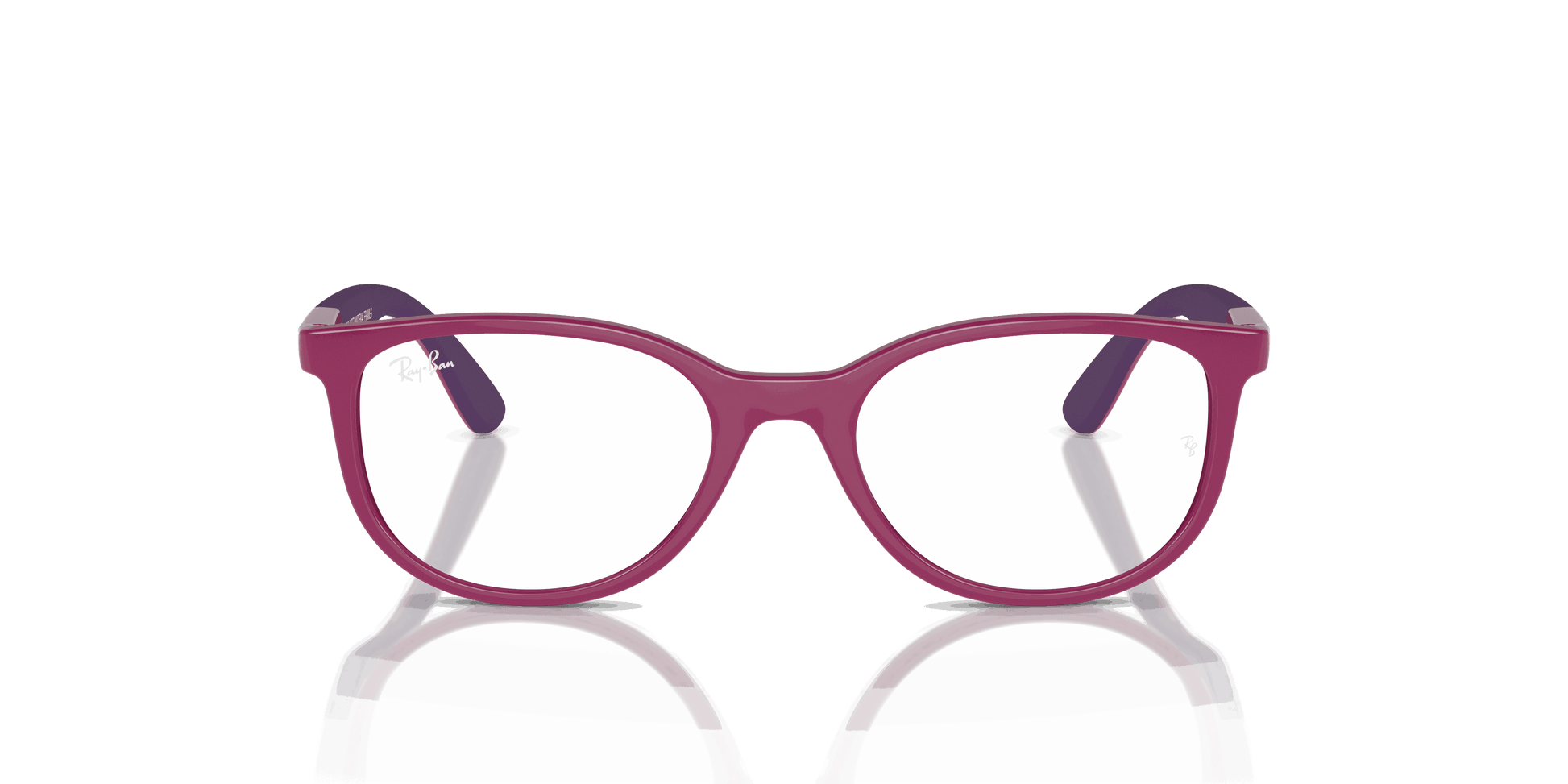[Clear Lenses, Polished Fuchsia Frame]
