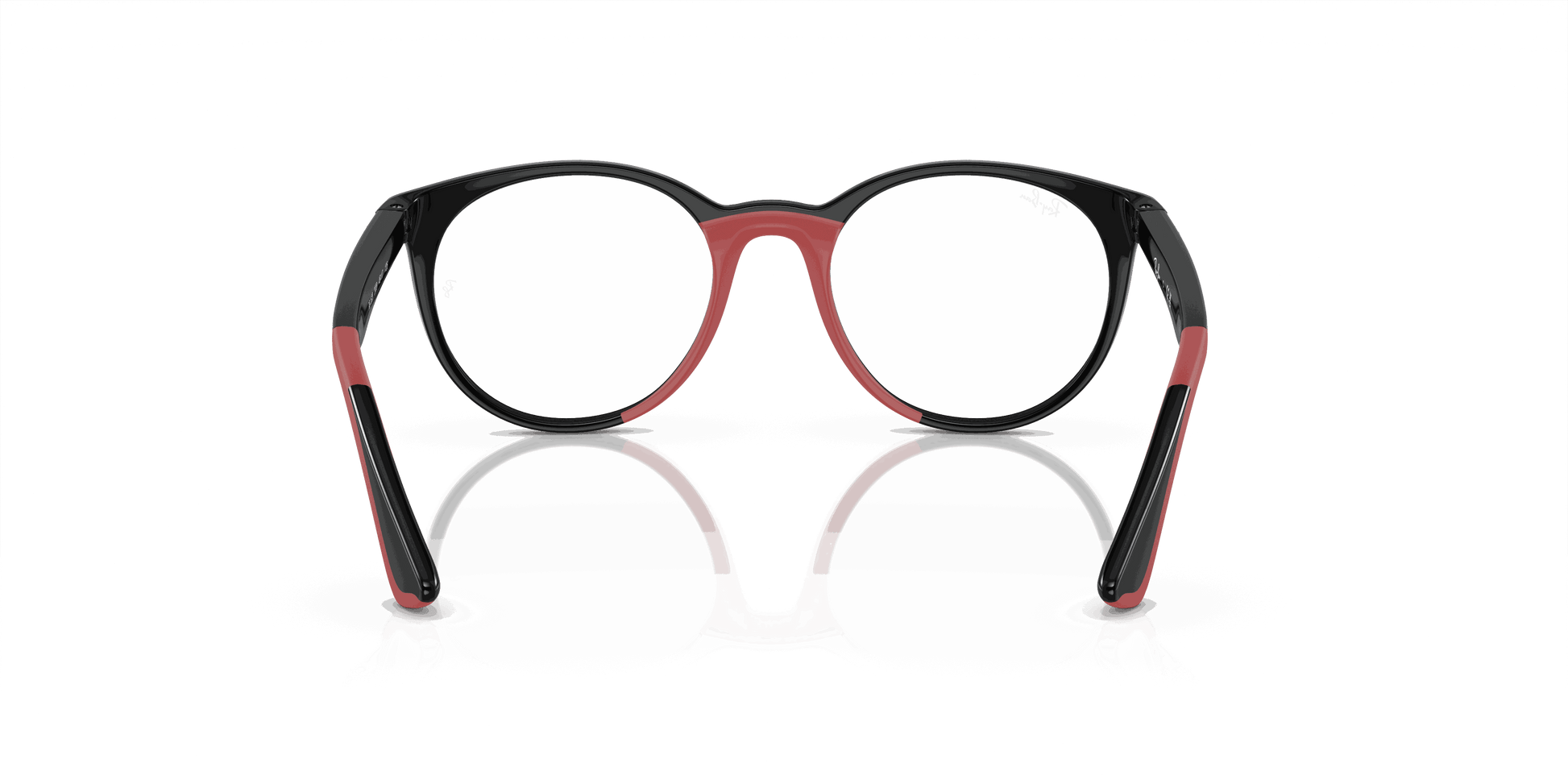 [Demo Lens Lenses, Polished Black On Red Frame]