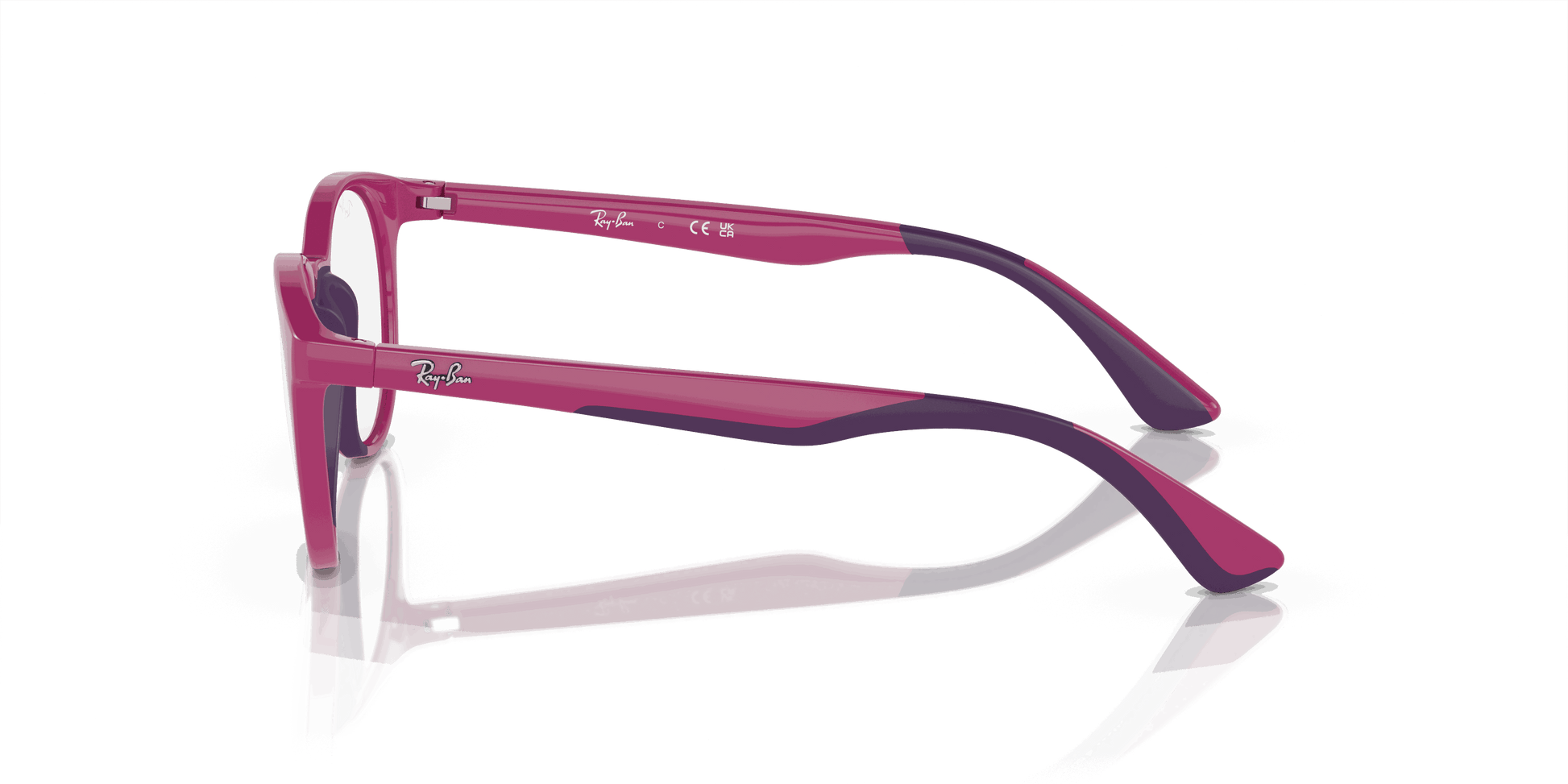 [Clear Lenses, Polished Fuchsia On Violet Frame]