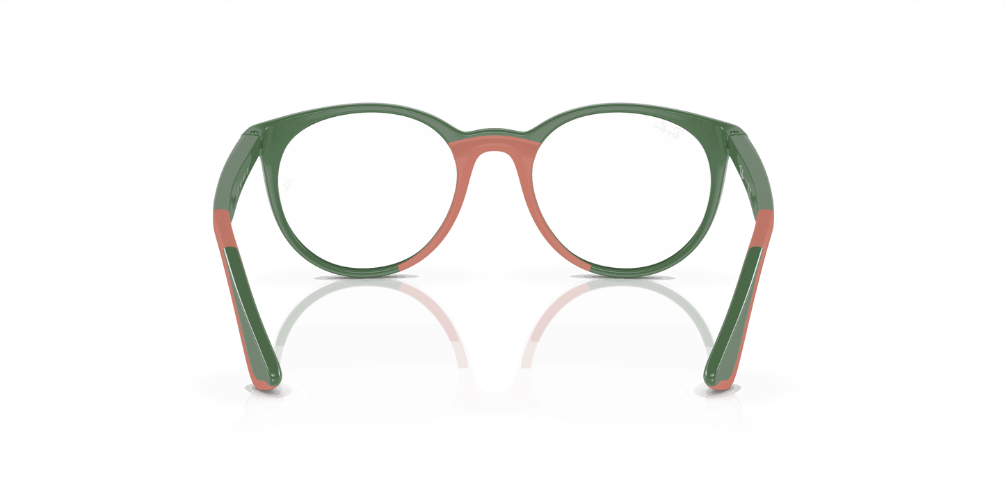 [Clear Lenses, Polished Green On Pink Frame]