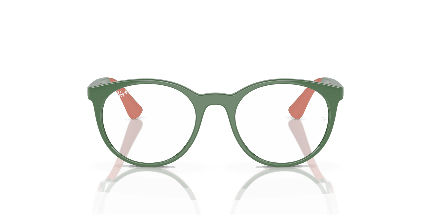 [Clear Lenses, Polished Green On Pink Frame]