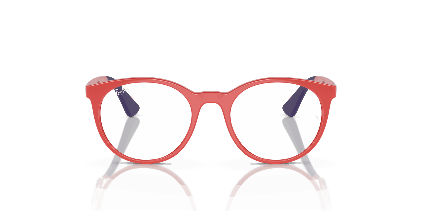 [Demo Lens Lenses, Polished Red On Blue Frame]