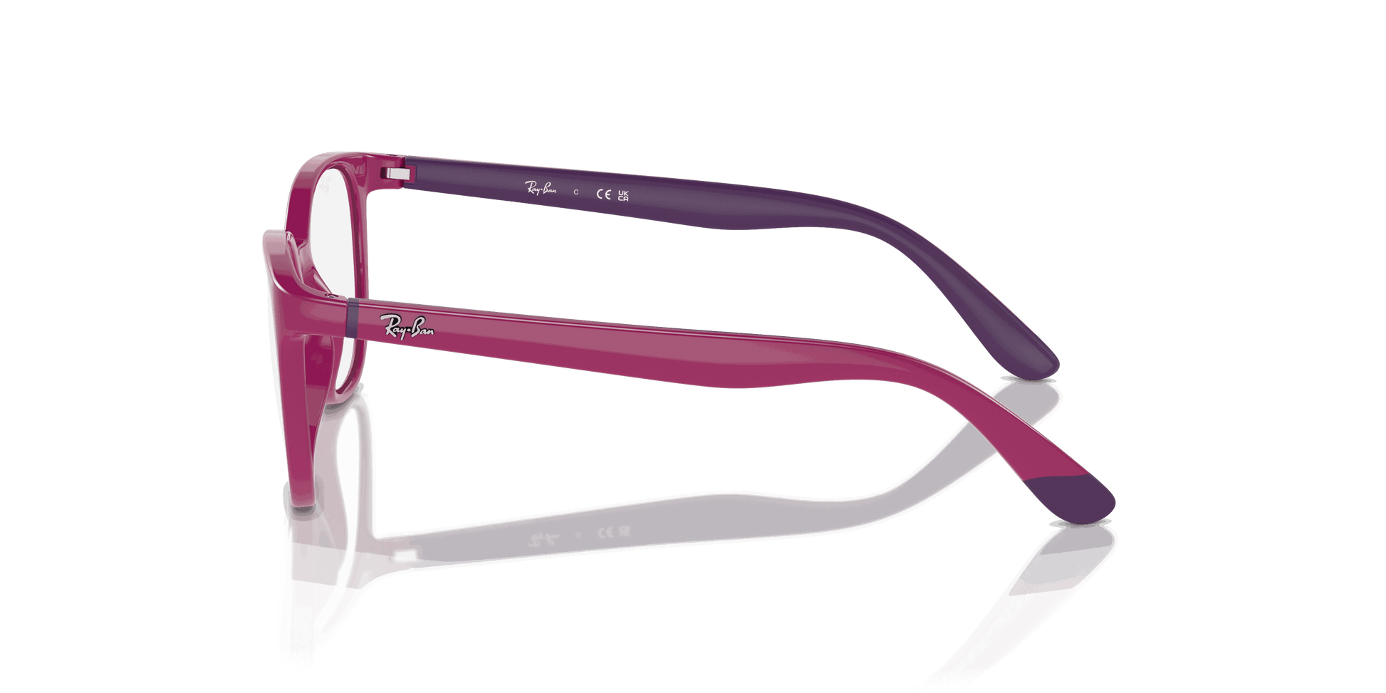 [Clear Lenses, Polished Fuchsia On Violet Frame]