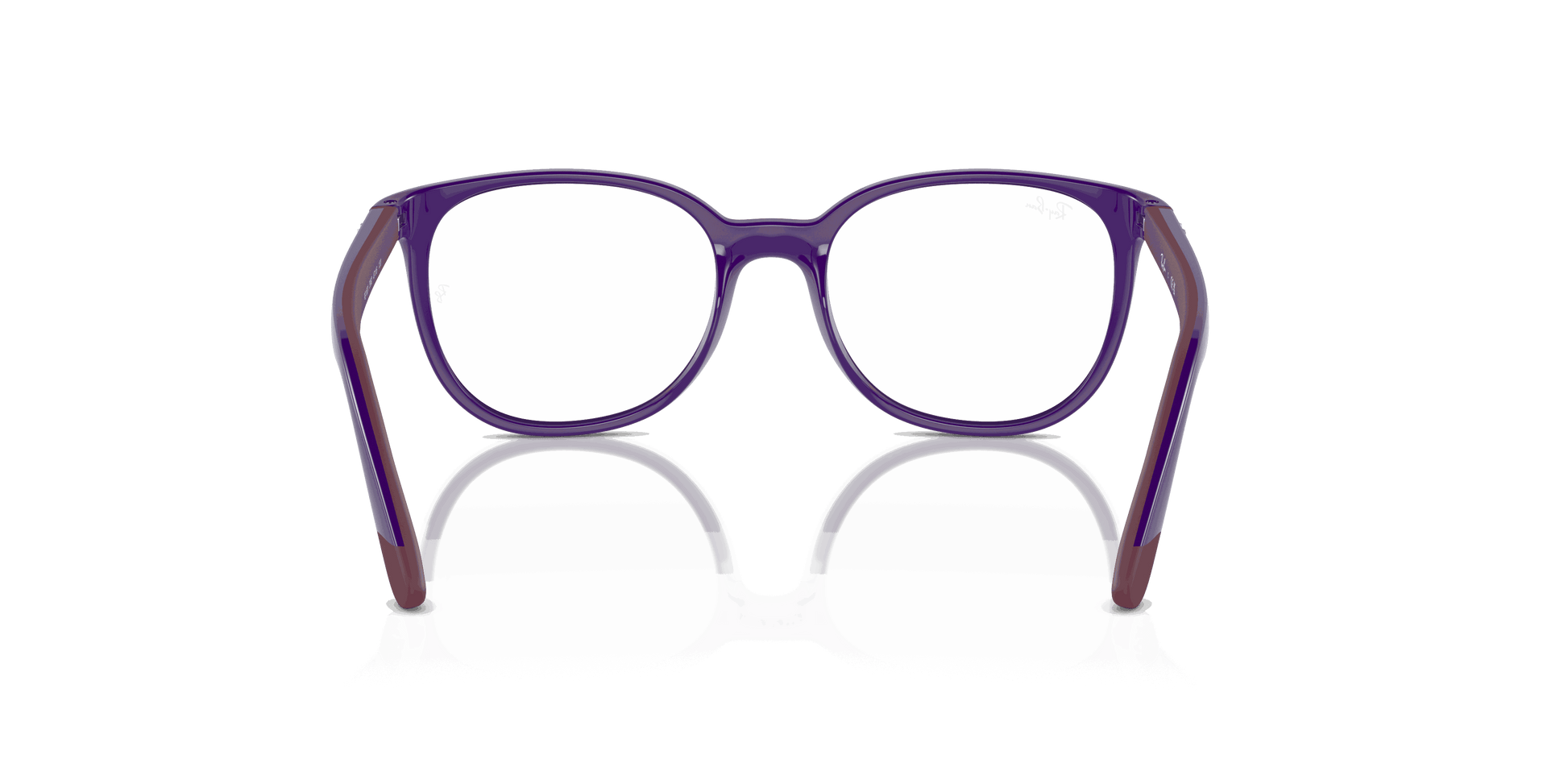 [Clear Lenses, Polished Violet On Bordeaux Frame]