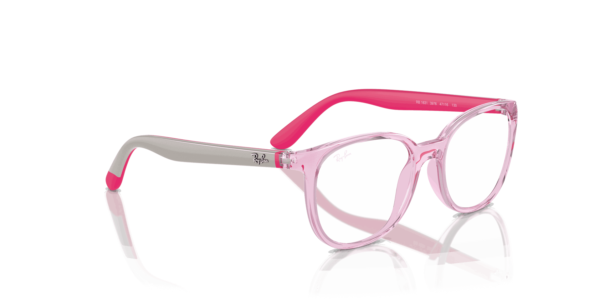 [Clear Lenses, Polished Transparent Pink Frame]