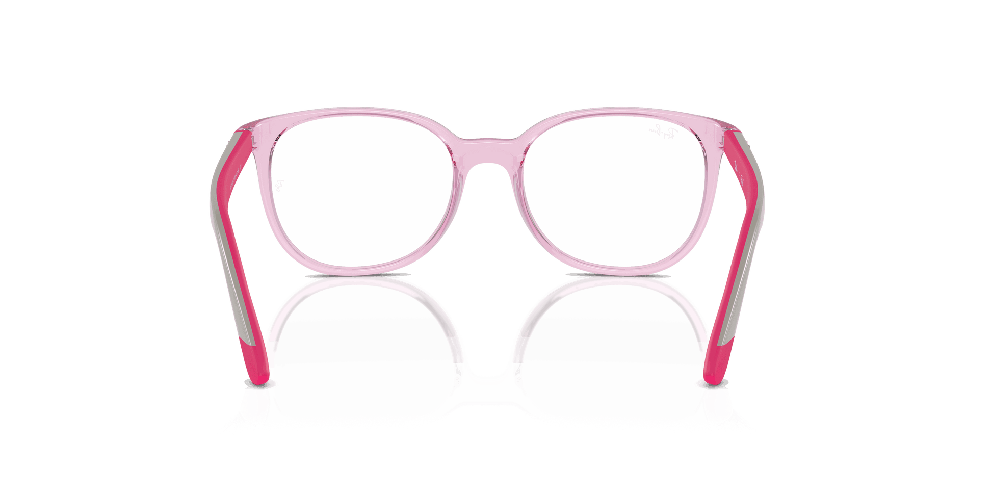 [Clear Lenses, Polished Transparent Pink Frame]