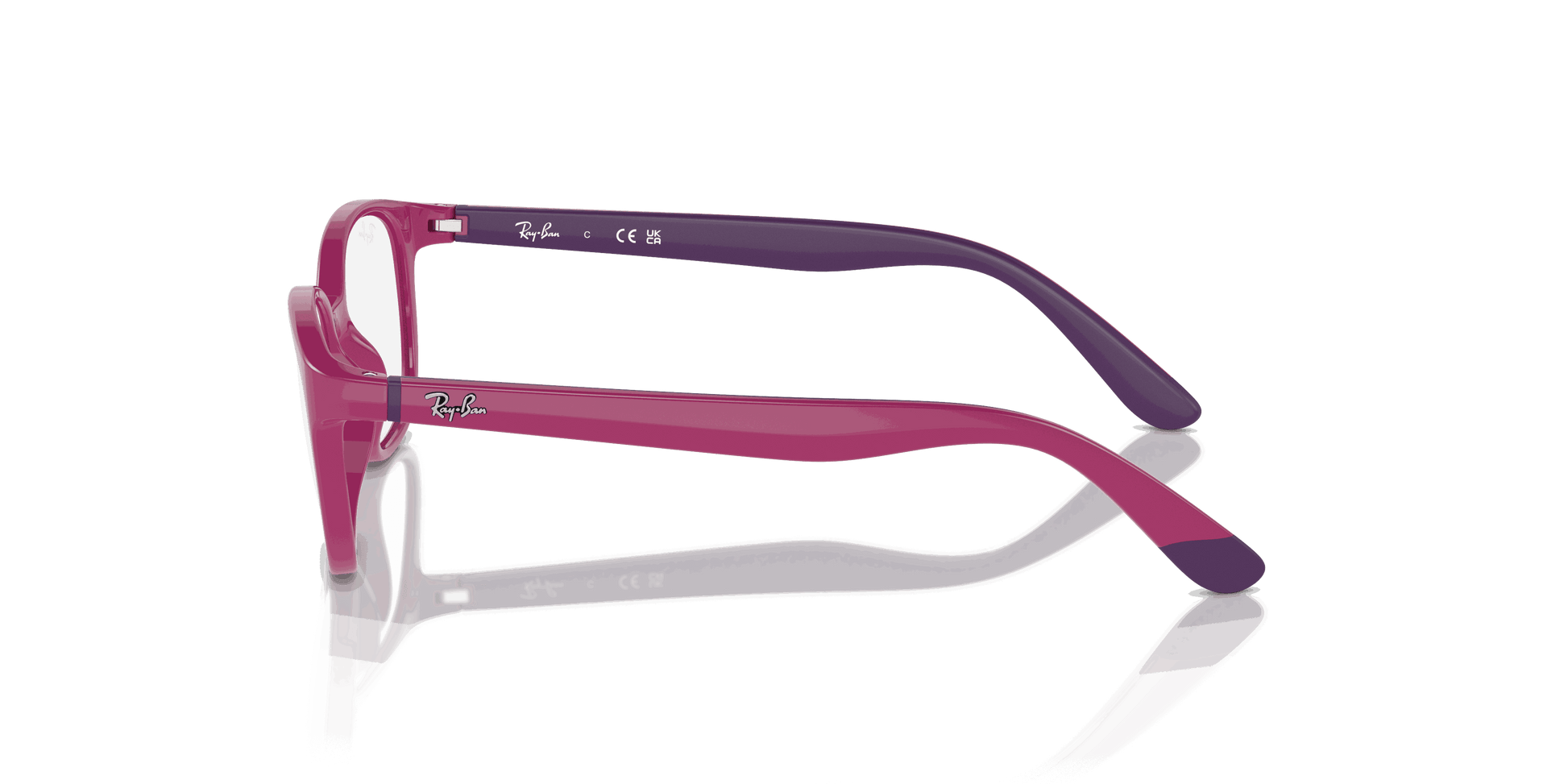 [Clear Lenses, Polished Fuchsia On Violet Frame]