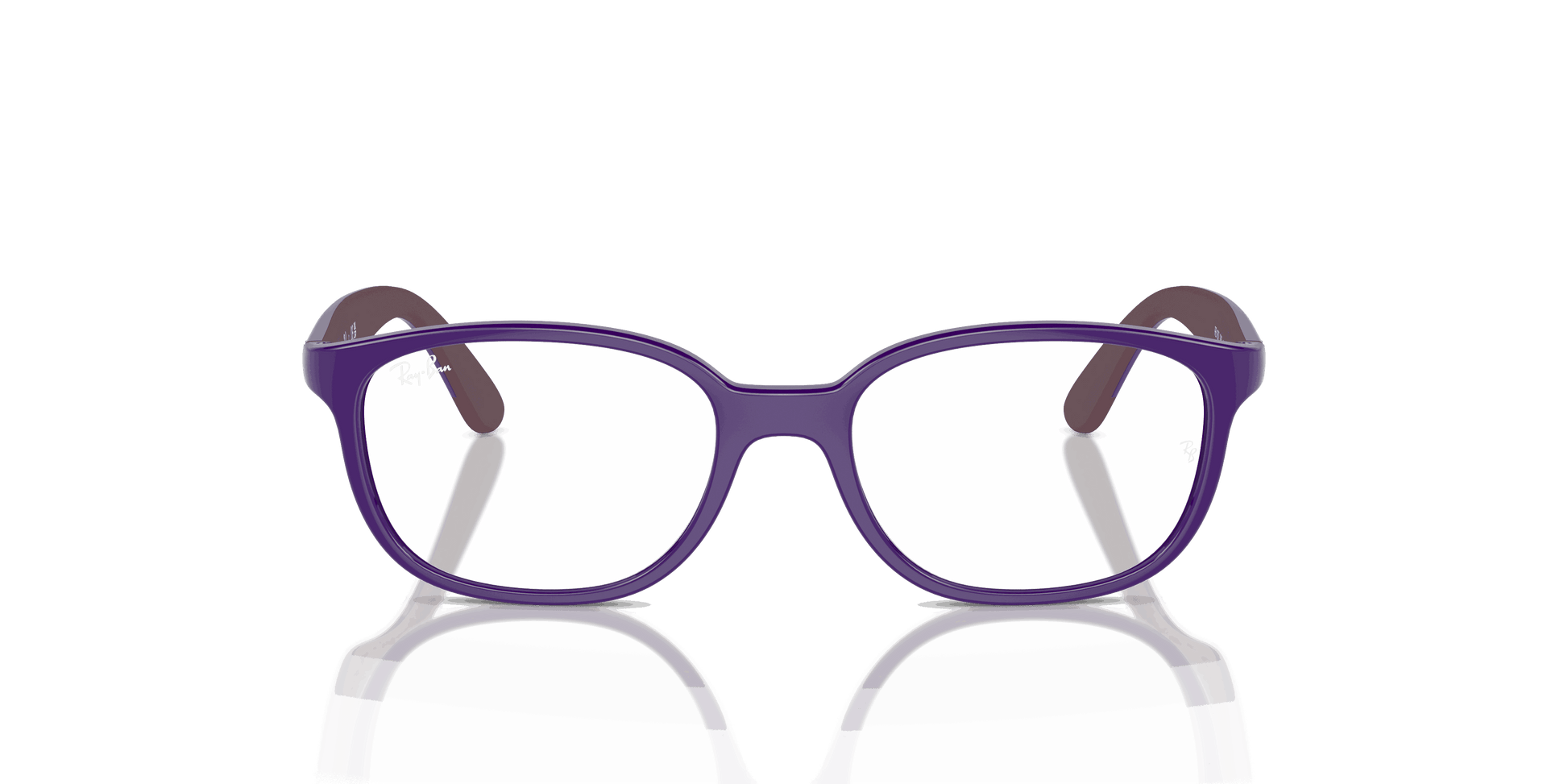 [Clear Lenses, Polished Violet On Bordeaux Frame]