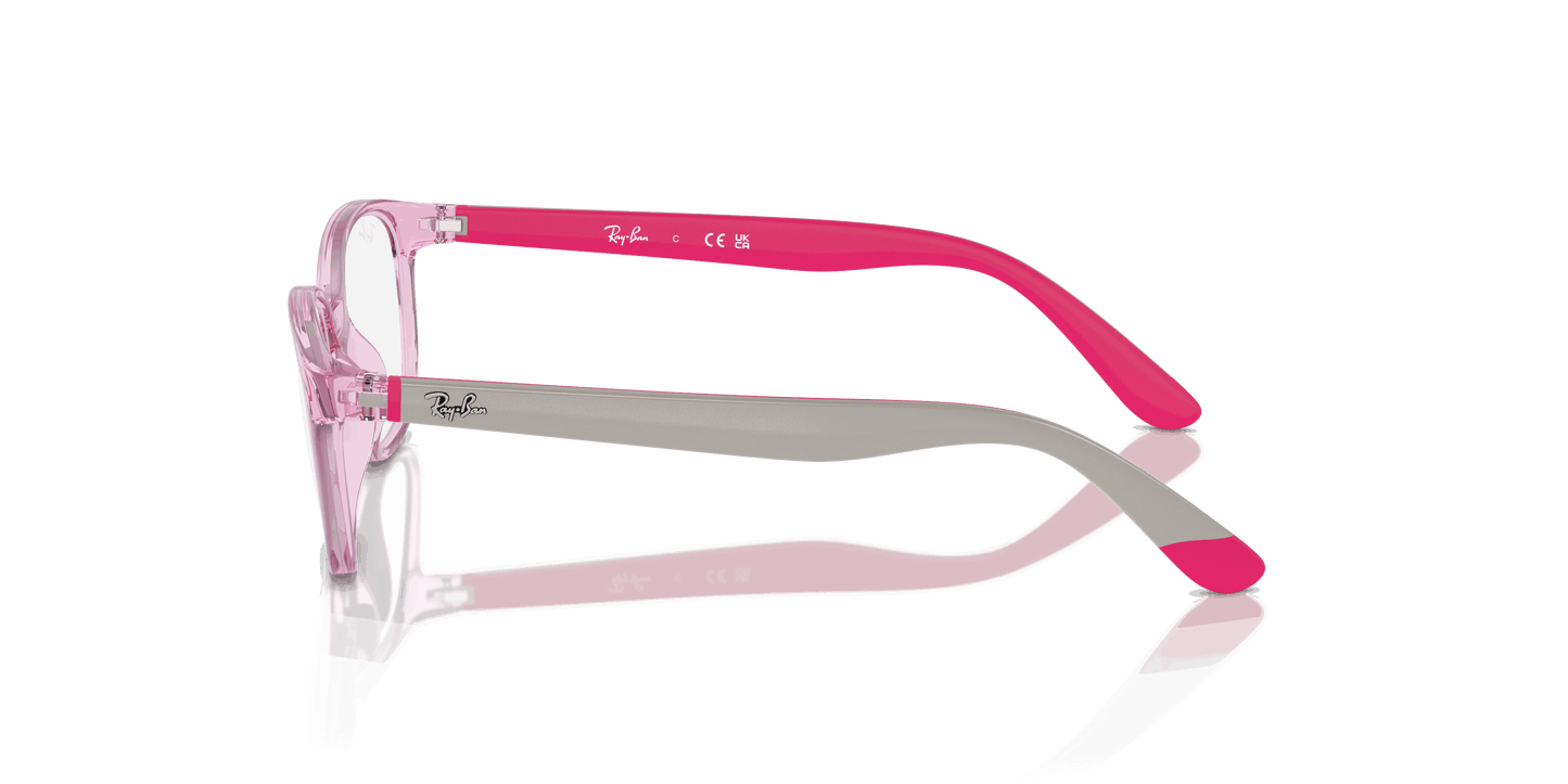 [Clear Lenses, Polished Transparent Pink Frame]