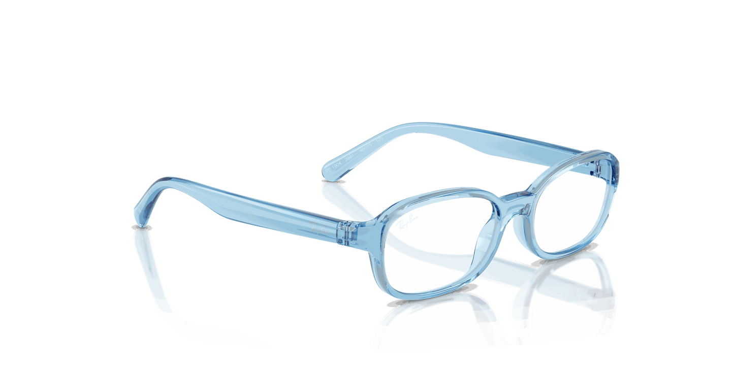 [Clear Lenses, Polished Transparent Blue Frame]