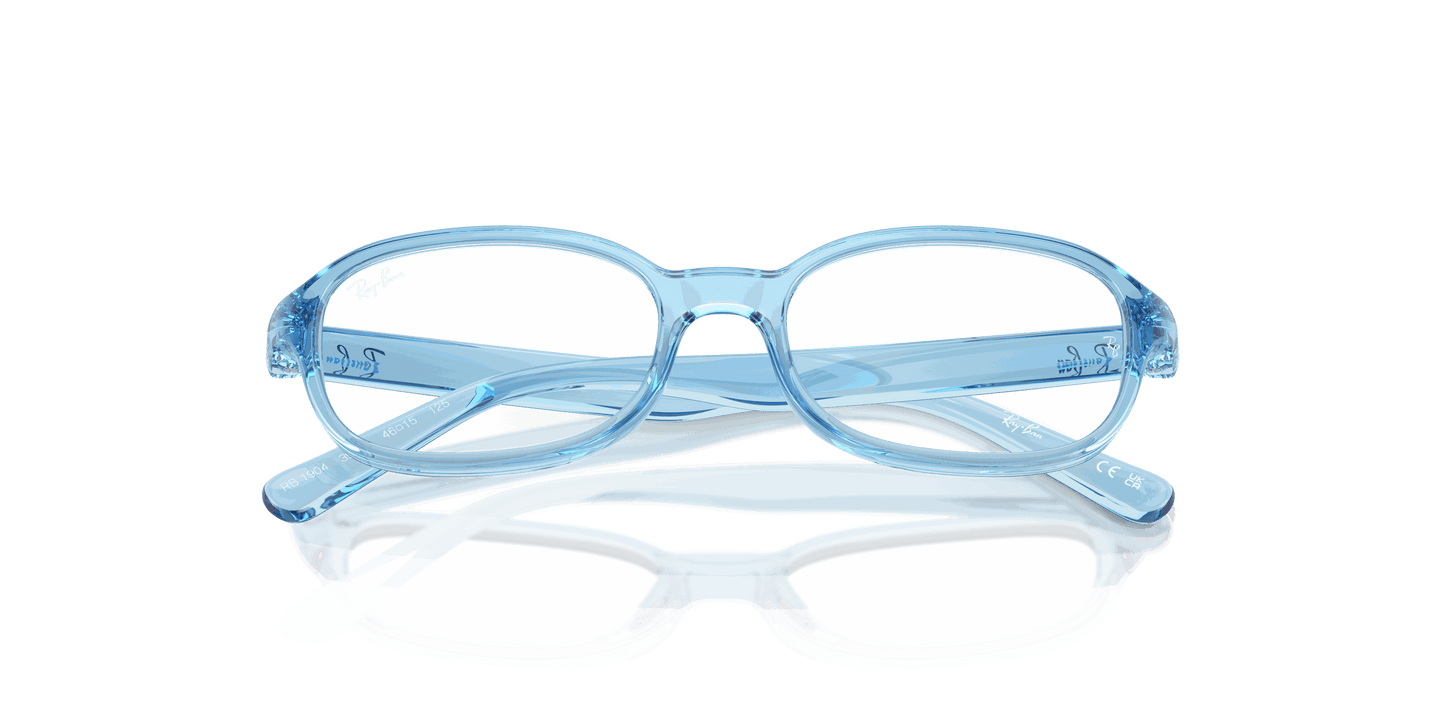 [Clear Lenses, Polished Transparent Blue Frame]
