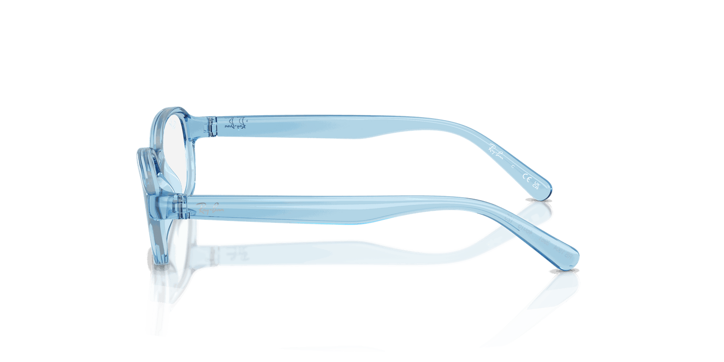 [Clear Lenses, Polished Transparent Blue Frame]