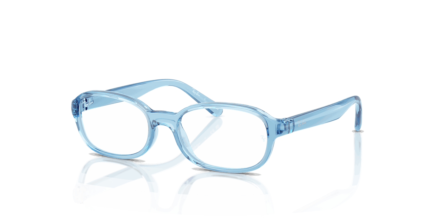 [Clear Lenses, Polished Transparent Blue Frame]