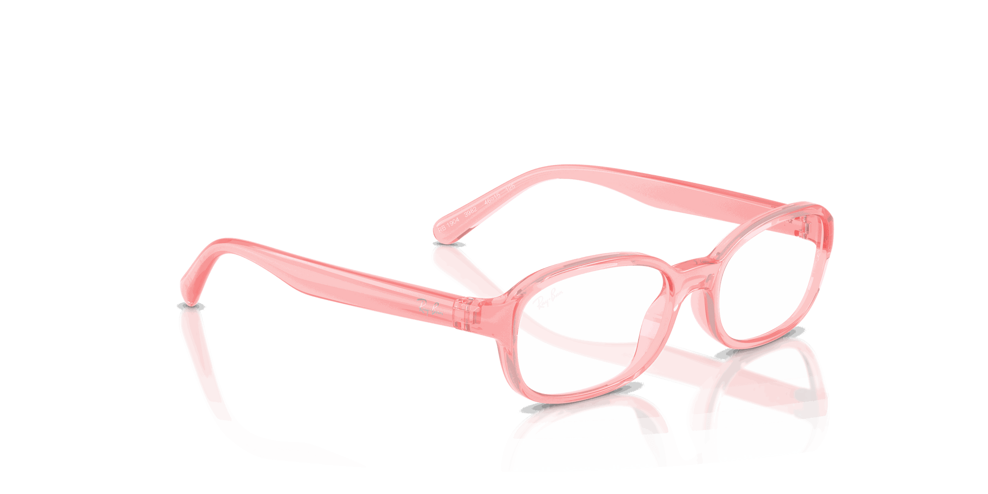 [Clear Lenses, Polished Transaprent Light Pink Frame]