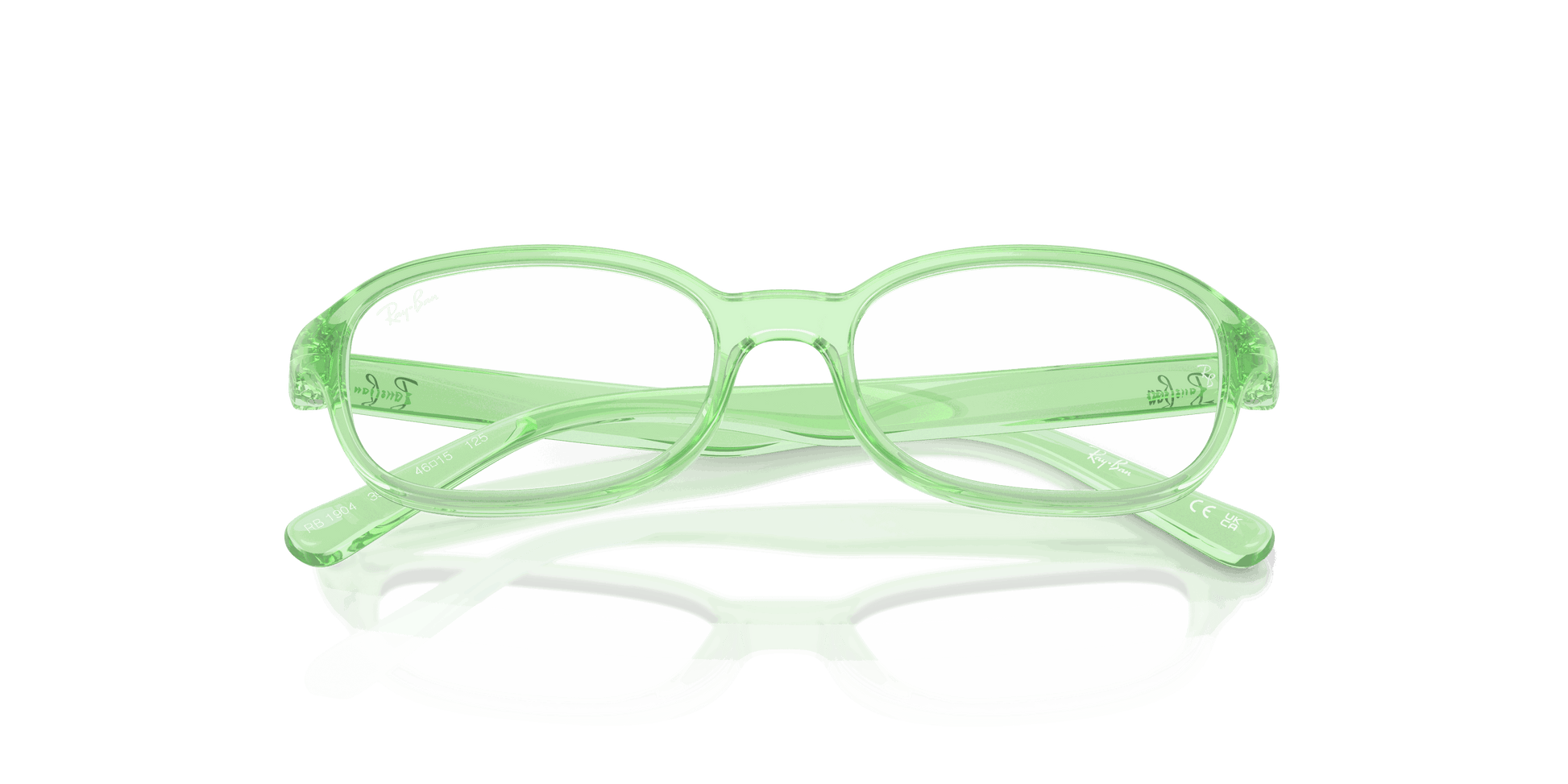 [Clear Lenses, Polished Transparent Green Frame]