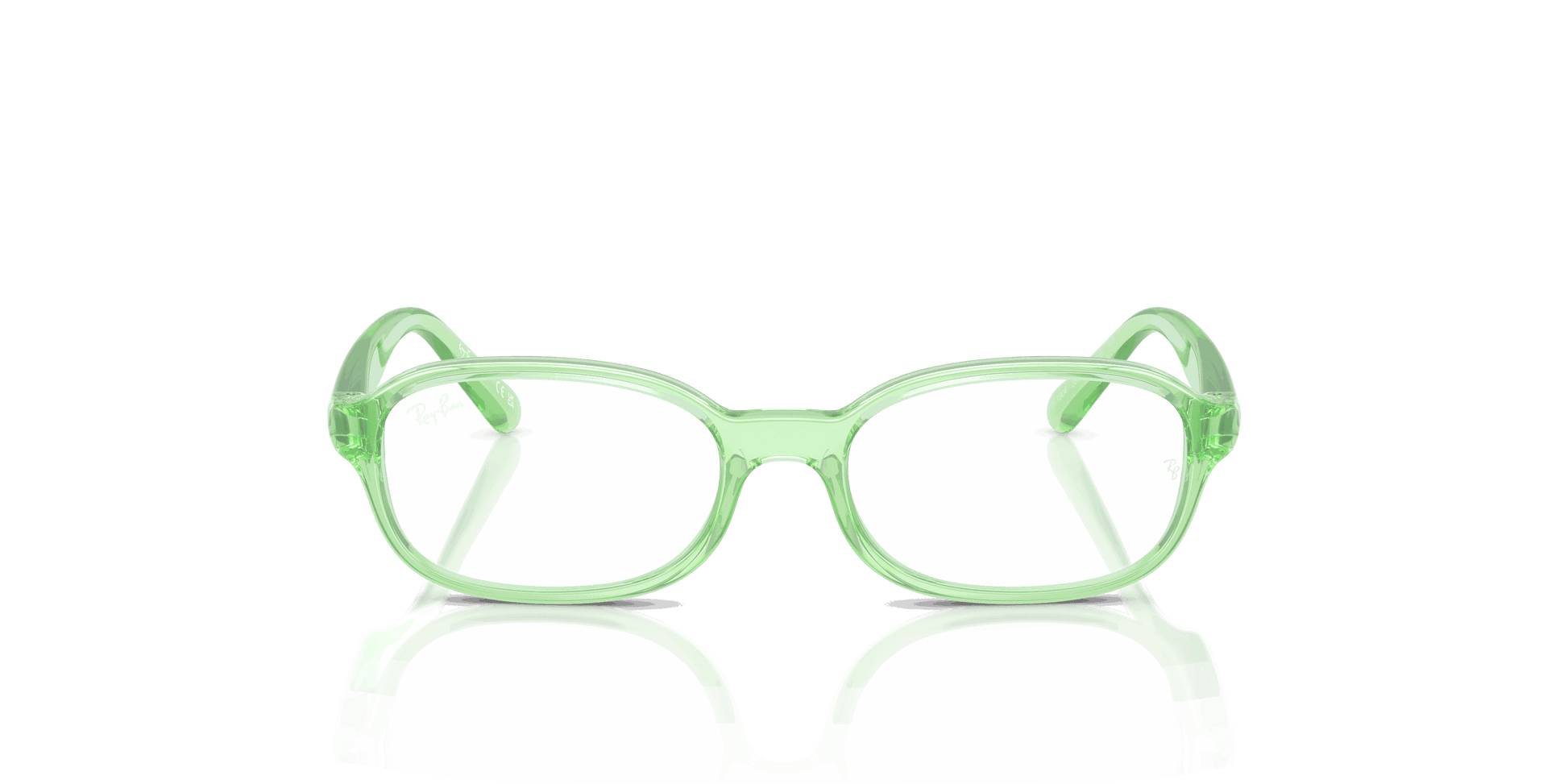 [Clear Lenses, Polished Transparent Green Frame]