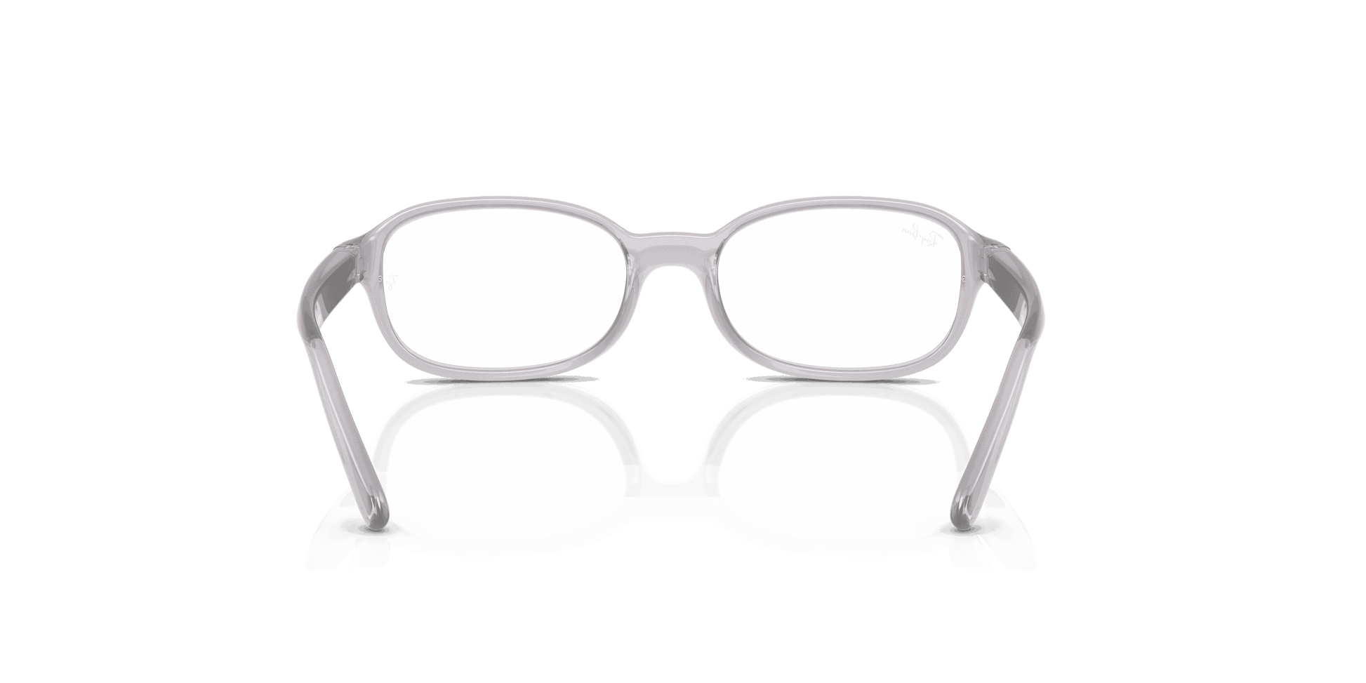 [Clear Lenses, Polished Transparent Grey Frame]