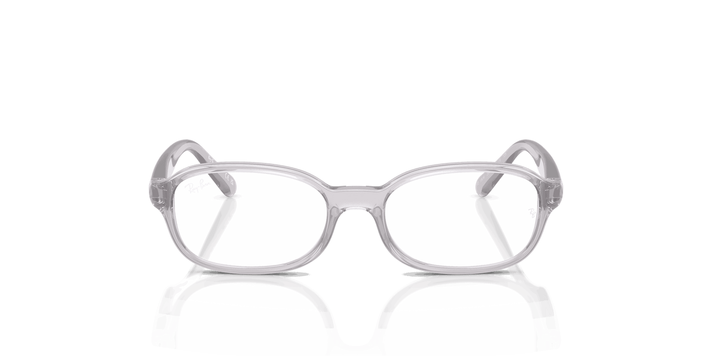 [Clear Lenses, Polished Transparent Grey Frame]