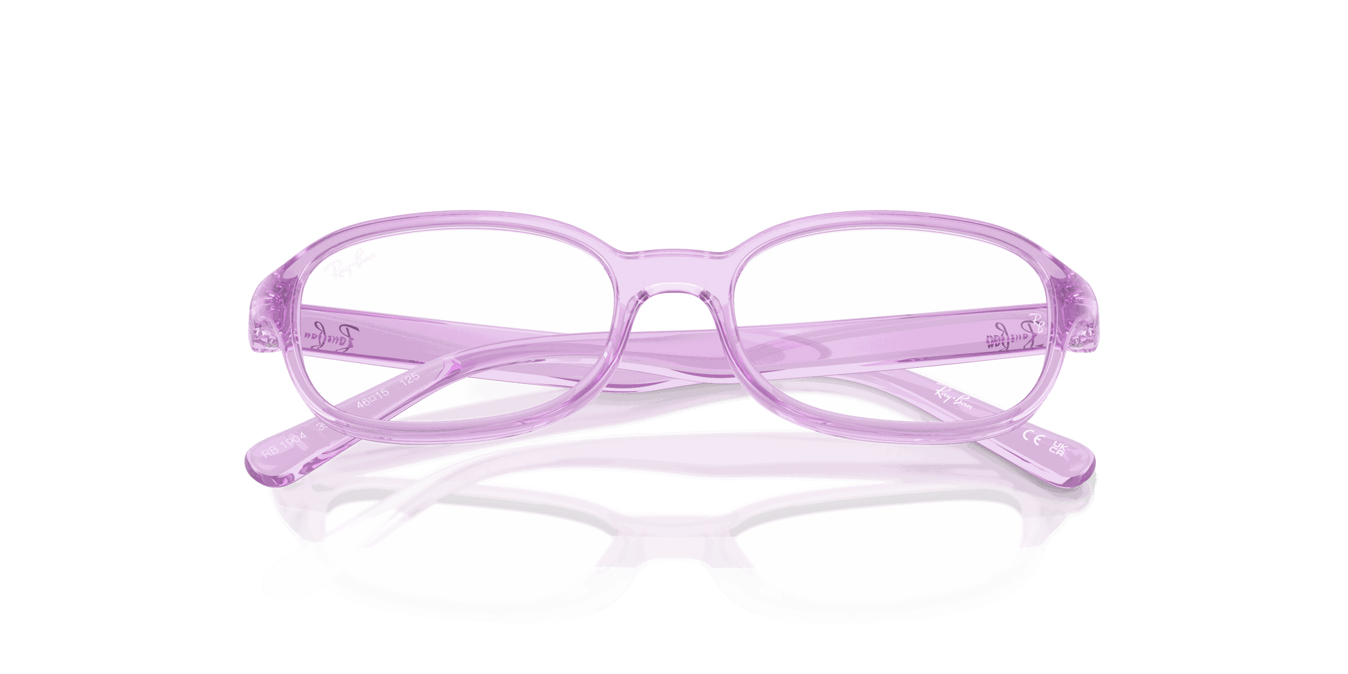 [Clear Lenses, Polished Transparent Violet Frame]
