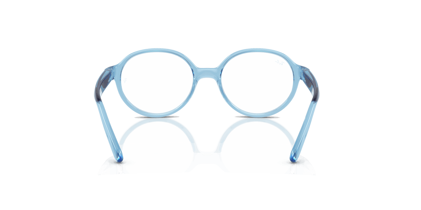 [Clear Lenses, Polished Transparent Blue Frame]