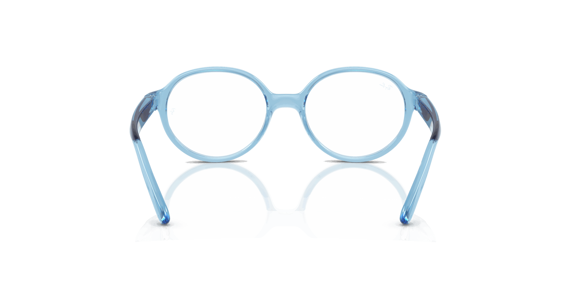 [Clear Lenses, Polished Transparent Blue Frame]
