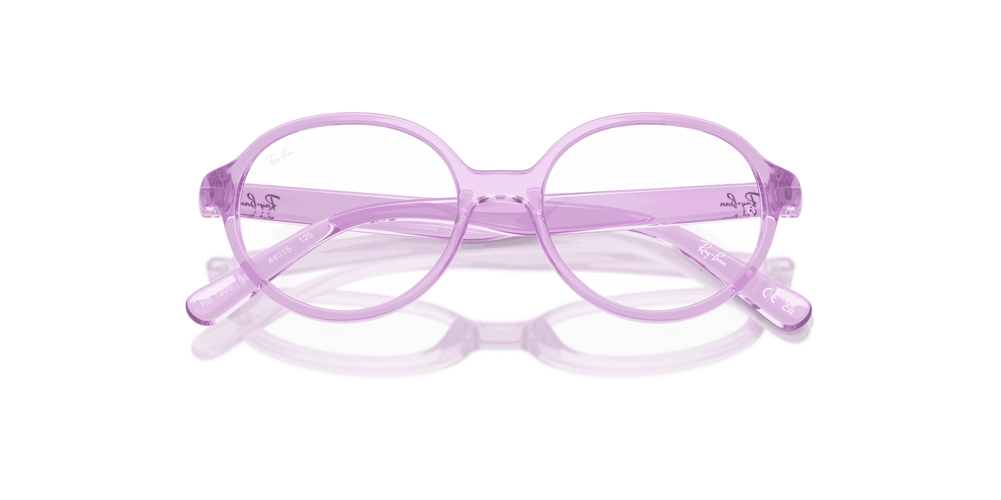 [Clear Lenses, Polished Transparent Violet Frame]