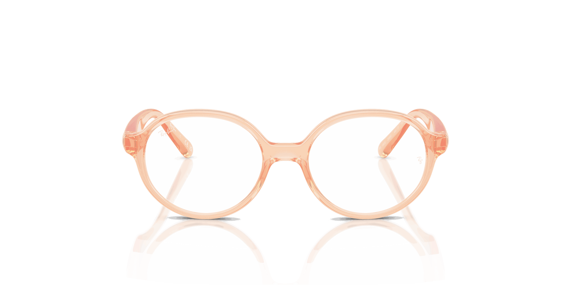 [Clear Lenses, Polished Transparent Orange Frame]