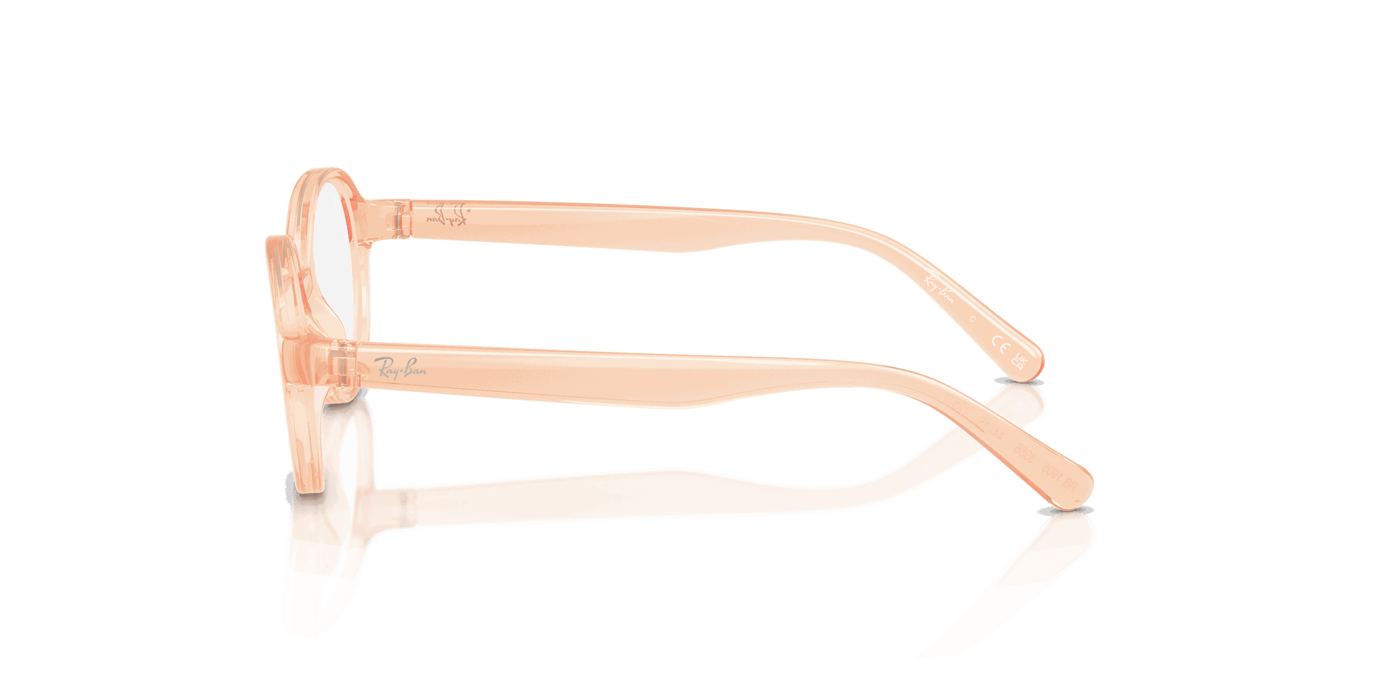 [Clear Lenses, Polished Transparent Orange Frame]