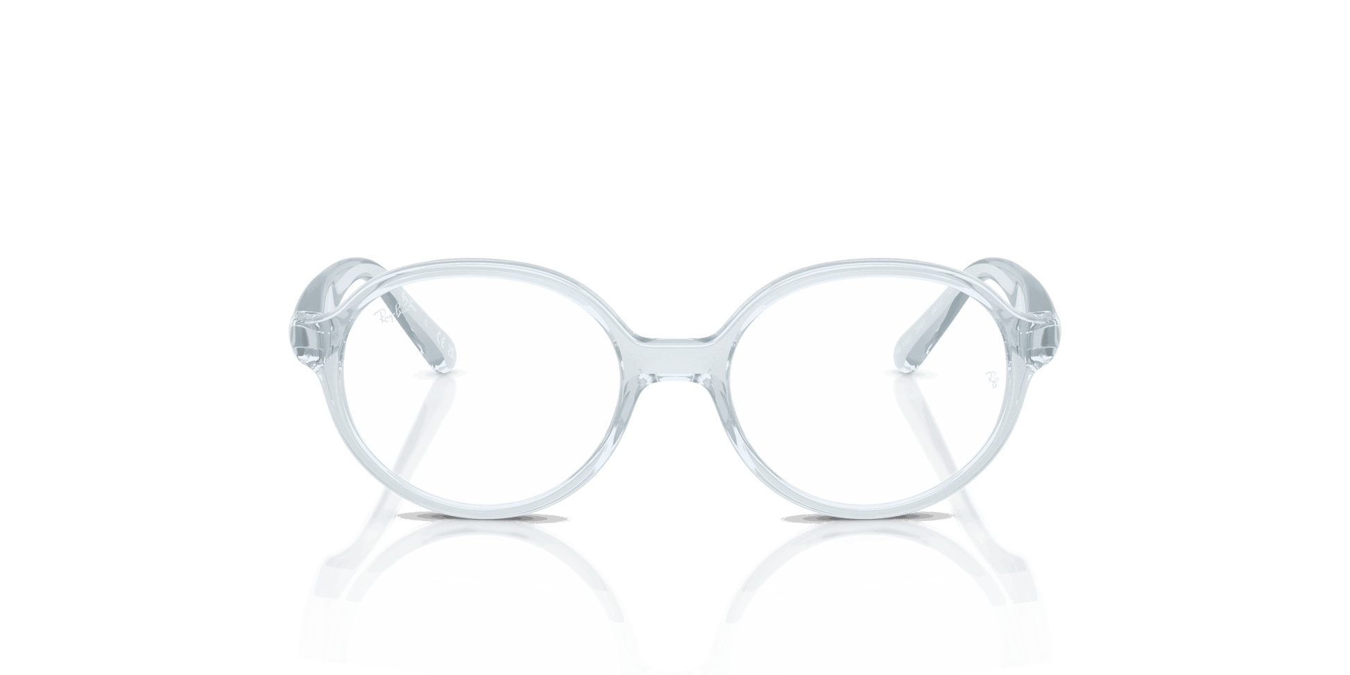 [Clear Lenses, Polished Transparent Light Blue Frame]