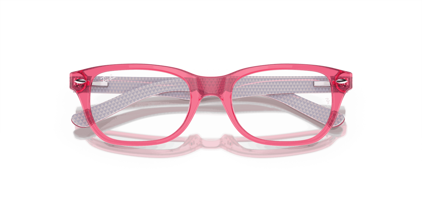 [Demo Lens Lenses, Polished Transparent Pink Frame]