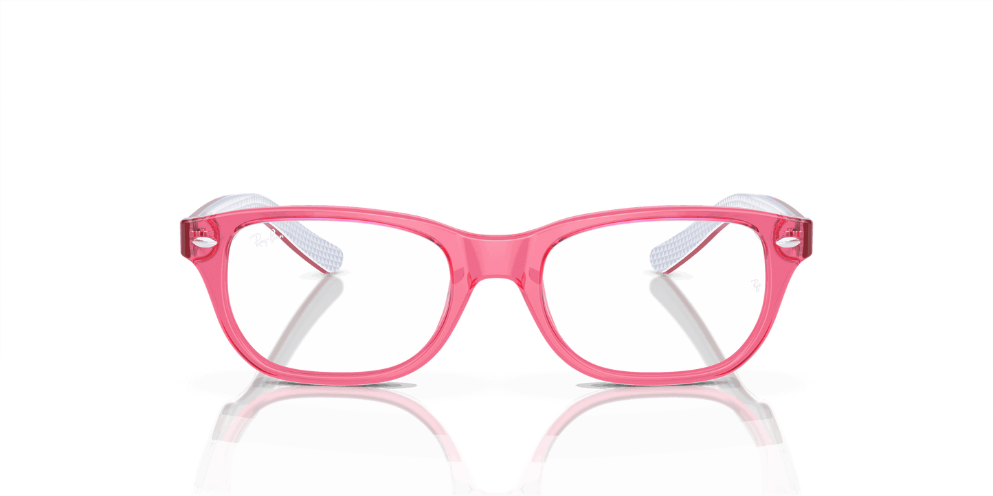 [Demo Lens Lenses, Polished Transparent Pink Frame]
