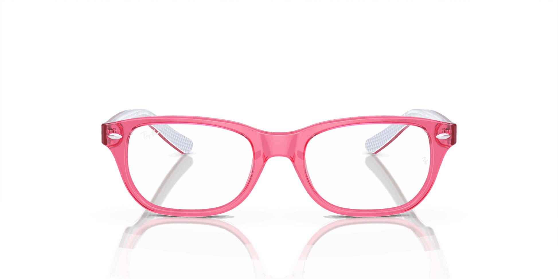[Demo Lens Lenses, Polished Transparent Pink Frame]